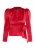 Faina Wikkel blouse Dames rood