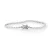 River River Armband Zirkoniumoxiden Serti Clos Joaillerie Zilver 925