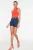 Trendyol Dames Mini Hoge Taille Rechte Shorts