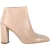 Stuart Weitzman Blockhak Enkellaarsjes in Nude Leer