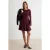 TRENDYOLMİLLA Dames Paars Effen Kort / Mini Lang Skater Jurken