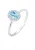 ELLI PREMIUM Ring  turquoise / zilver