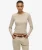 Garment Dyed Athletic Essentials Geribd Topje met Logo Grey