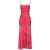 PINKO Abbronzato Dress Multi Fuchsia/red