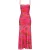 PINKO Abbronzato Dress Multi Fuchsia/red