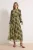 Lange maxi-jurk met bloemenprint voor dames, casual/dagelijks, A-lijn model, geschikt voor hijab.
