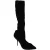 Dolce & Gabbana Dames Zwarte Rekbare Kousen Tot de Knie Booties Schoenen