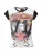 Ed Hardy Shirt  geel / kersrood / zwart / wit