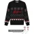 Malelions Women Christmas Sweater | Black/Red