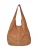 Anna Luchini Brown Rundleer Tas