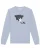 Watapparel Sweatshirt ‘ Painting space ‘  lichtblauw / gemengde kleuren