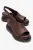 Agusto Leren Plateau Sandaal (Dames)