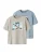 NAME IT Shirt ‘NKMVOTO’  opaal / taupe / zwart / wit