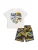 Denokids Set  bruin / petrol / wit