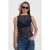 Aansluitende Kant Mouwloze Blouse