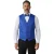 Herenset bestaande uit een blauw paisley bloemenpatroon, bestaande uit een driedelig vest, vlinderdas en zakdoek – Robert