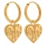Label Kiki gold plated oorbellen Ciao Bella Hoops
