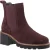 Hush Puppies Gaia Leren Dames Prune Kleurige Chelsea Laarzen Met Hak