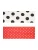 Bershka Hoofdband  rood / zwart / wit