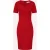 Topvintage exclusive ~ Scarlet pencil jurk in rood