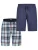 Phil & Co. Berlin Pyjamabroek ‘ Classic ‘  donkerblauw