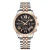 Met de hand gemonteerd, limited edition tweekleurig Chrono Sports Automatic-horloge van Anthony James – garantietermijn van 5 jaar