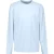 No Excess T-shirt long sleeve crewneck solid blue