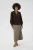 Blouse met lange mouwen CUrhaena Relaxed fit dark brown