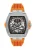 Philipp Plein Watches Analoog horloge ‘The Skeleton’  grijs / oranje