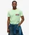 Superdry Mannen Gestreept Cali T-shirt met Logo Groen