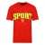 Plein Sport Bold Sport-logo rood T-shirt