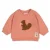 Feetje sweater Forest Garden – zalm