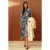 TRENDYOLMİLLA Dames Groen Paisley Midi Lang Casual A-lijn Jurken