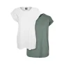 Dames T-shirts met lange schouders Urban Classics (x2)
