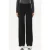 Modal Touch Rib Gedetailleerde Wijde Pantalon