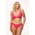 Annadiva Swim strik bikinibroekje Pink Garden roze