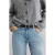 WE Fashion riem zwart/zilverkleurig