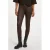 Morgan regular waist skinny tregging met studs – donkerbruin