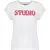 Geisha 52398-41 010 t-shirt studio off-white/fuchsia