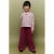 Mango Kids corduroy casual broek – rood