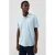 QS regular fit polo – lichtblauw