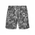 Urban Classics Heren Tattoo Zwemshorts (Wit/zwart)