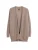 GOBI Cashmere Gebreid vest ‘Ajour Knit Open-Front Cashmere Cardigan’  taupe