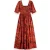 Scotch & Soda Maxi Dress With Smock Poetry Tapestry Negroni