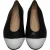 Stuart Weitzman Ballerina’s in Zwart Leer