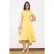 TRENDYOLMİLLA Dames Geel Effen Midi Kort Casual Skater Jurken
