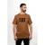 Caterpillar Merkenlogo Katoenen Heren Bronze T-Shirt