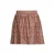 Orange Stars korte rok met print – bruin