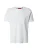 HUGO Shirt ‘Diragolino’  zilvergrijs / wit