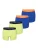 Happy Shorts Boxershorts  blauw / lichtgeel / oranje / offwhite